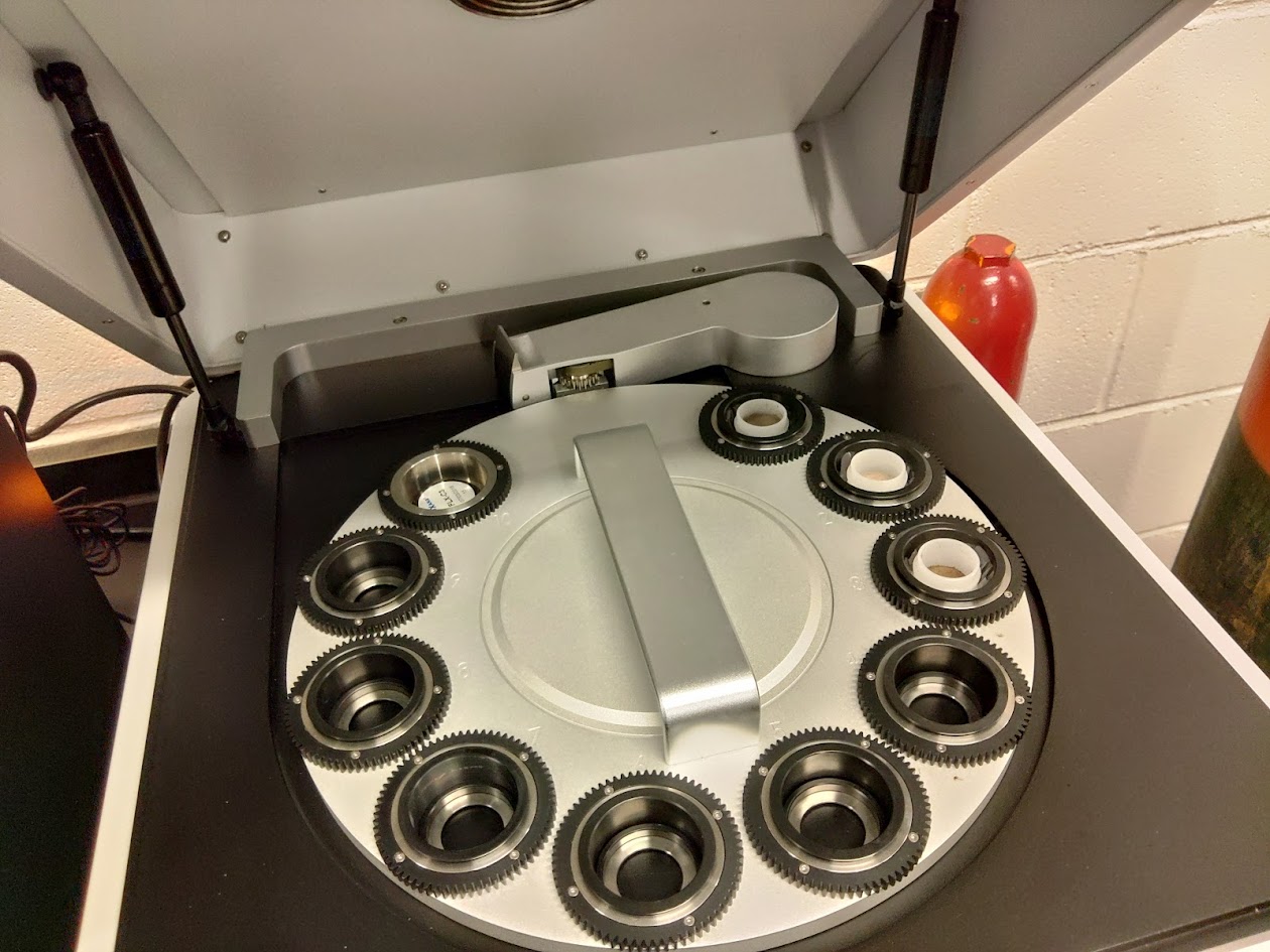 XRF Sample Changing